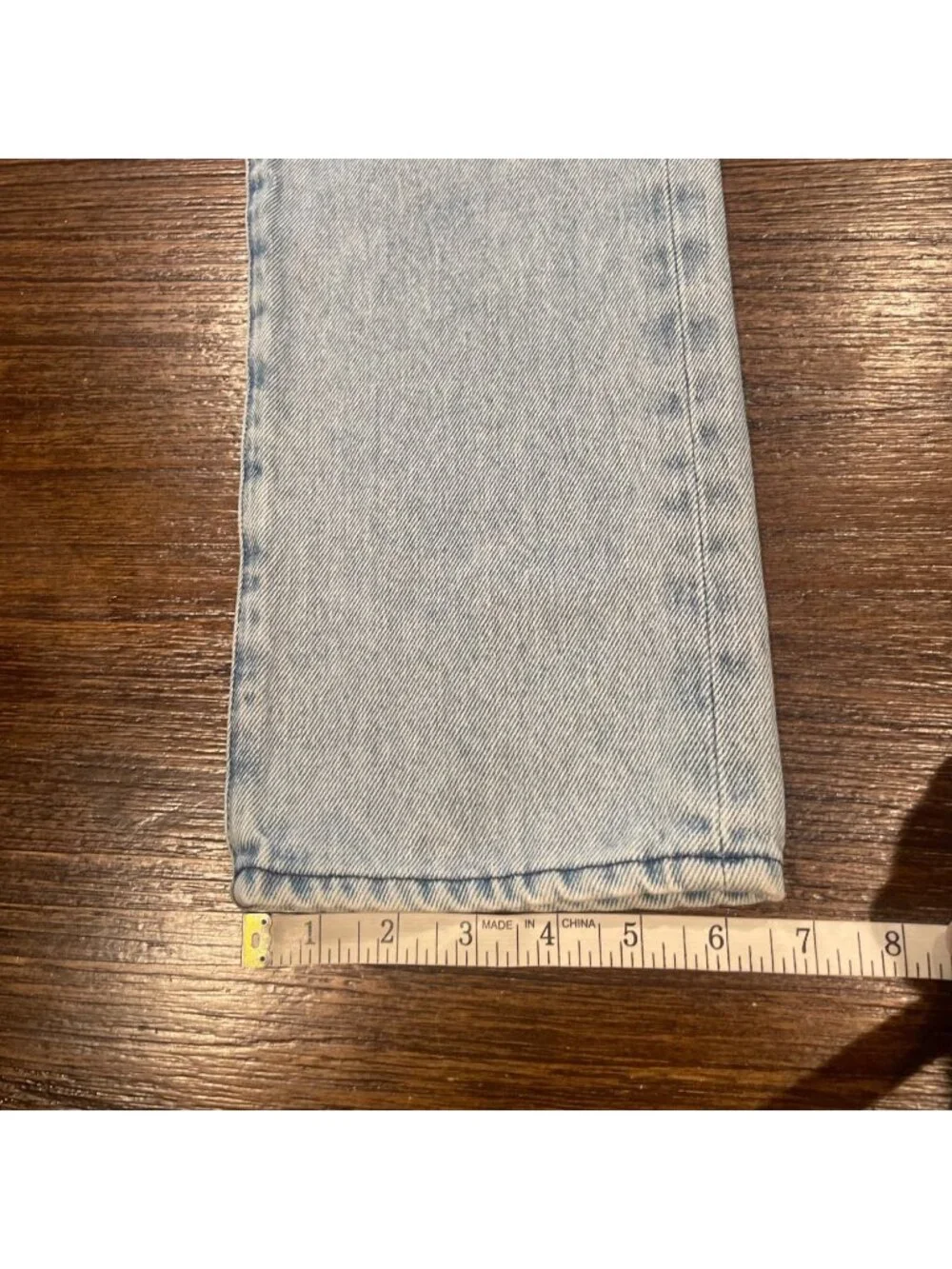 AG Tellis Modern Slim Jean Mens 32x33 Light Wash Denim DOTH Adriano Goldschmied